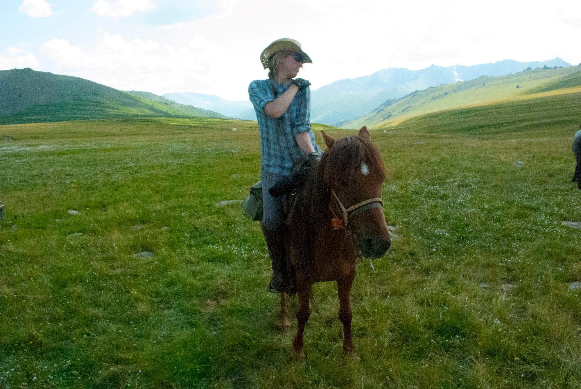 Horse riding in Mongolia