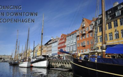 Dancing in downtown Copenhagen