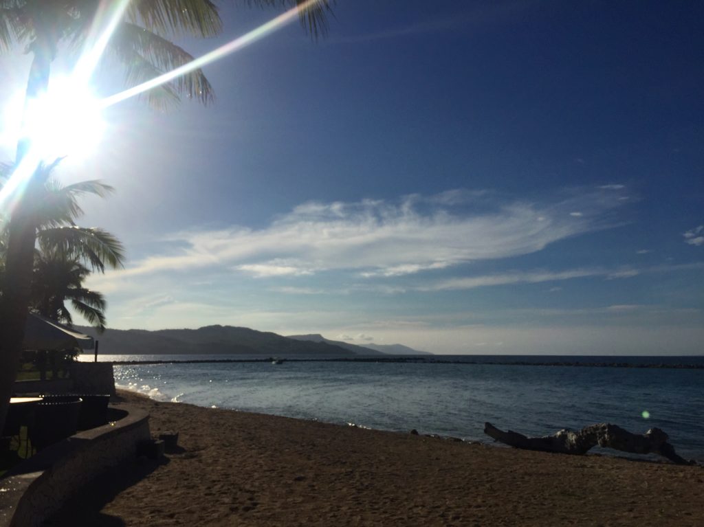 Beautiful sunrise on the beach, Misibis Bay