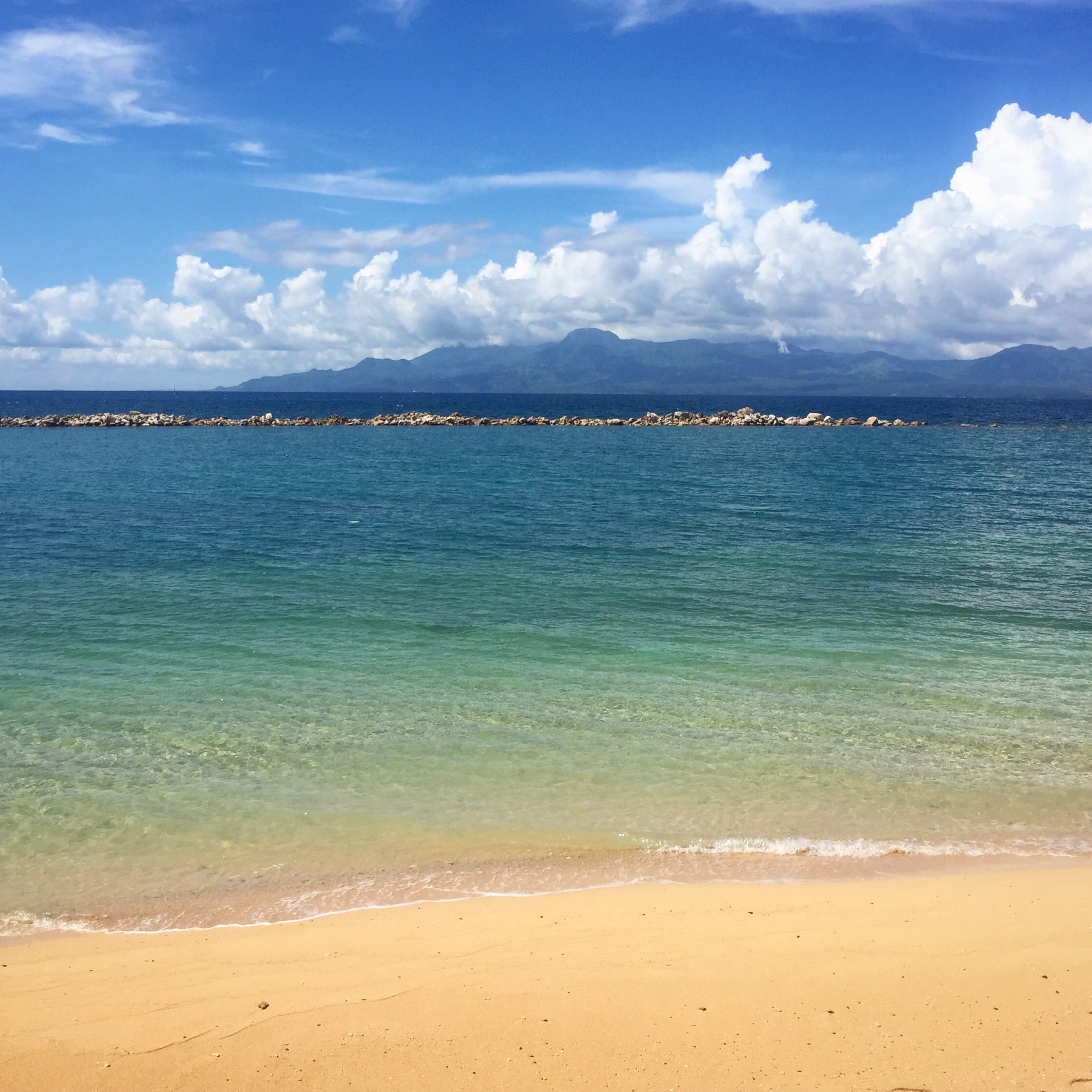 Beautiful private beach at Misibis Bay 