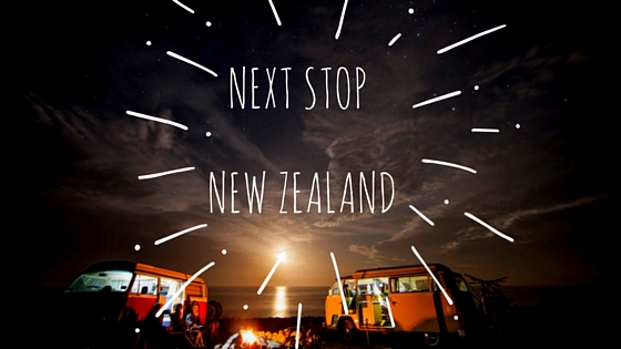 Next stop – New Zealand!