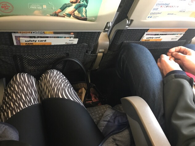 Tight spaces TigerAir || Traveling Honeybird