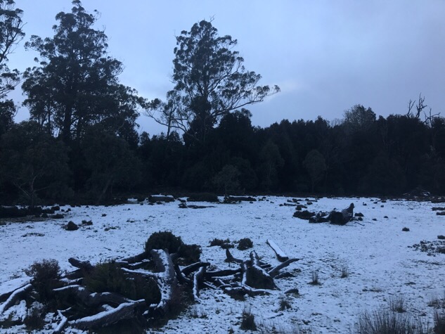 Snow at Cradle Mountain Tasmania Snow at Cradle Mountain Tasmania