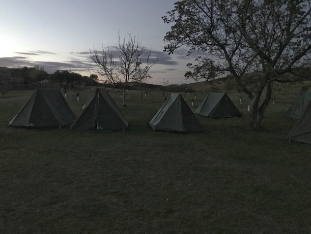 Camping at Los Poteros