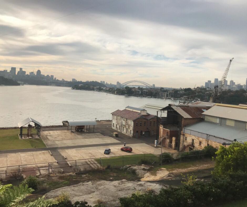 View from our apartment on Cockatoo Island