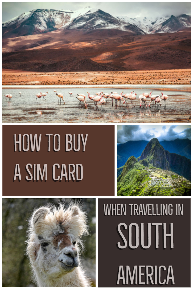 How to buy a sim card when travelling in South America