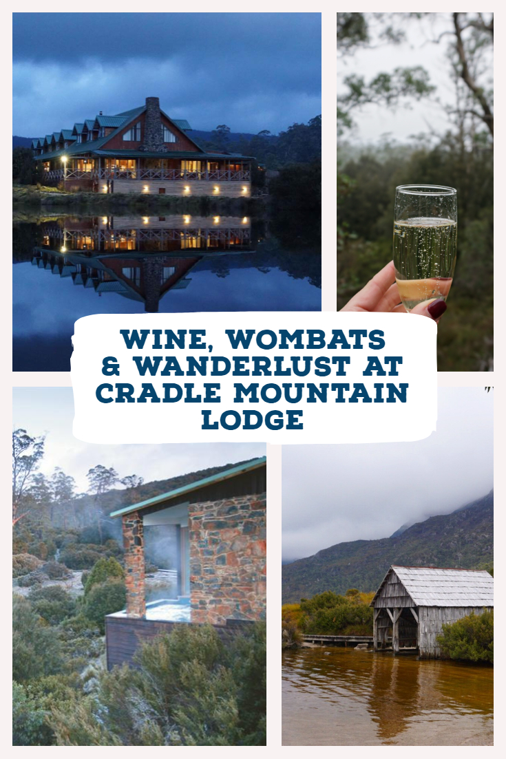 Wine, wombats, and wanderlust at Cradle Mountain Lodge. The perfect place for a ladies luxury getaway. Tasmania is stunningly beautiful and here's one small spot that showcases it all. #Tasmania #Australia #foodie #Melbourneblogger #femaletravel #explore