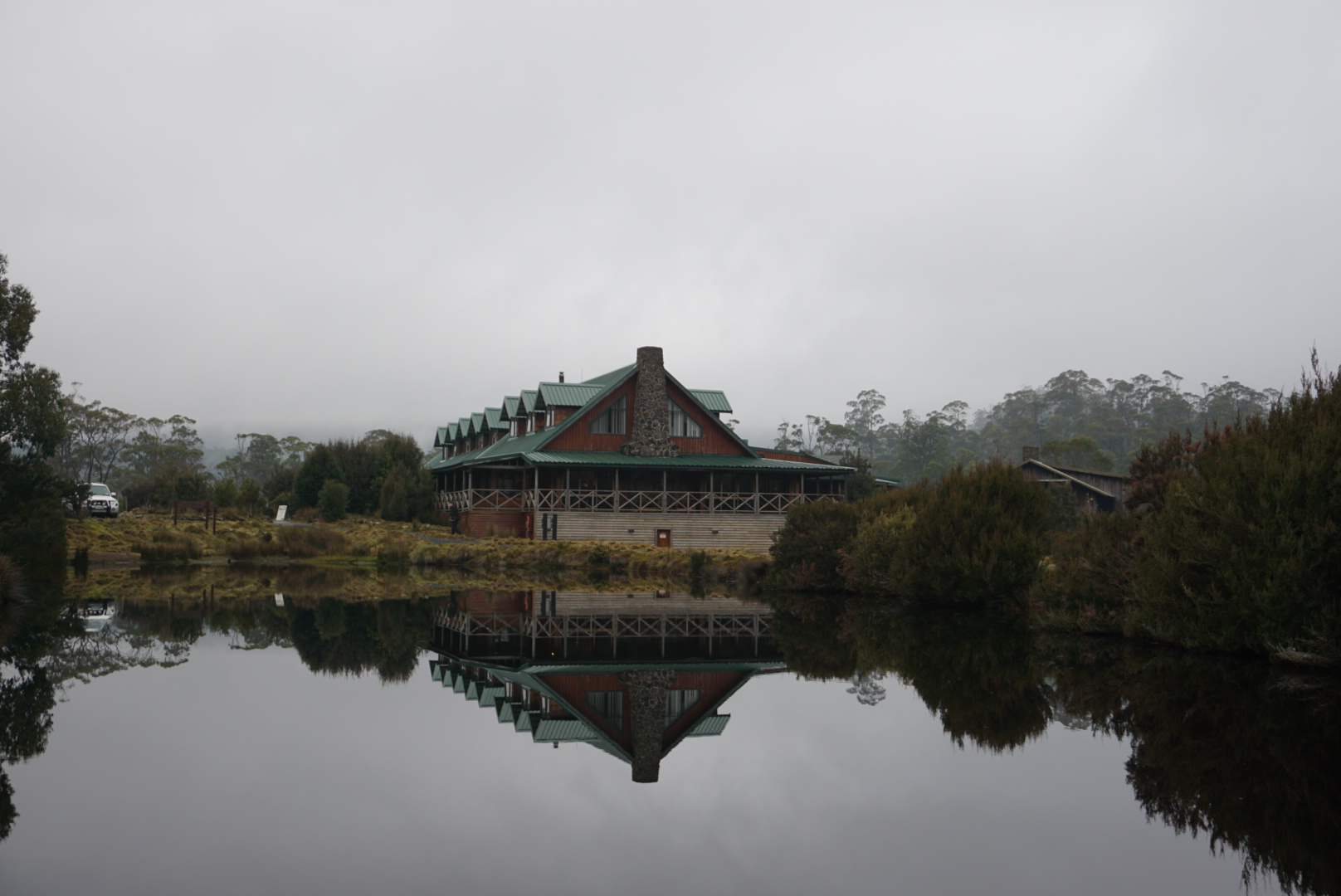 Peppers Cradle Mountain Lodge in the morning