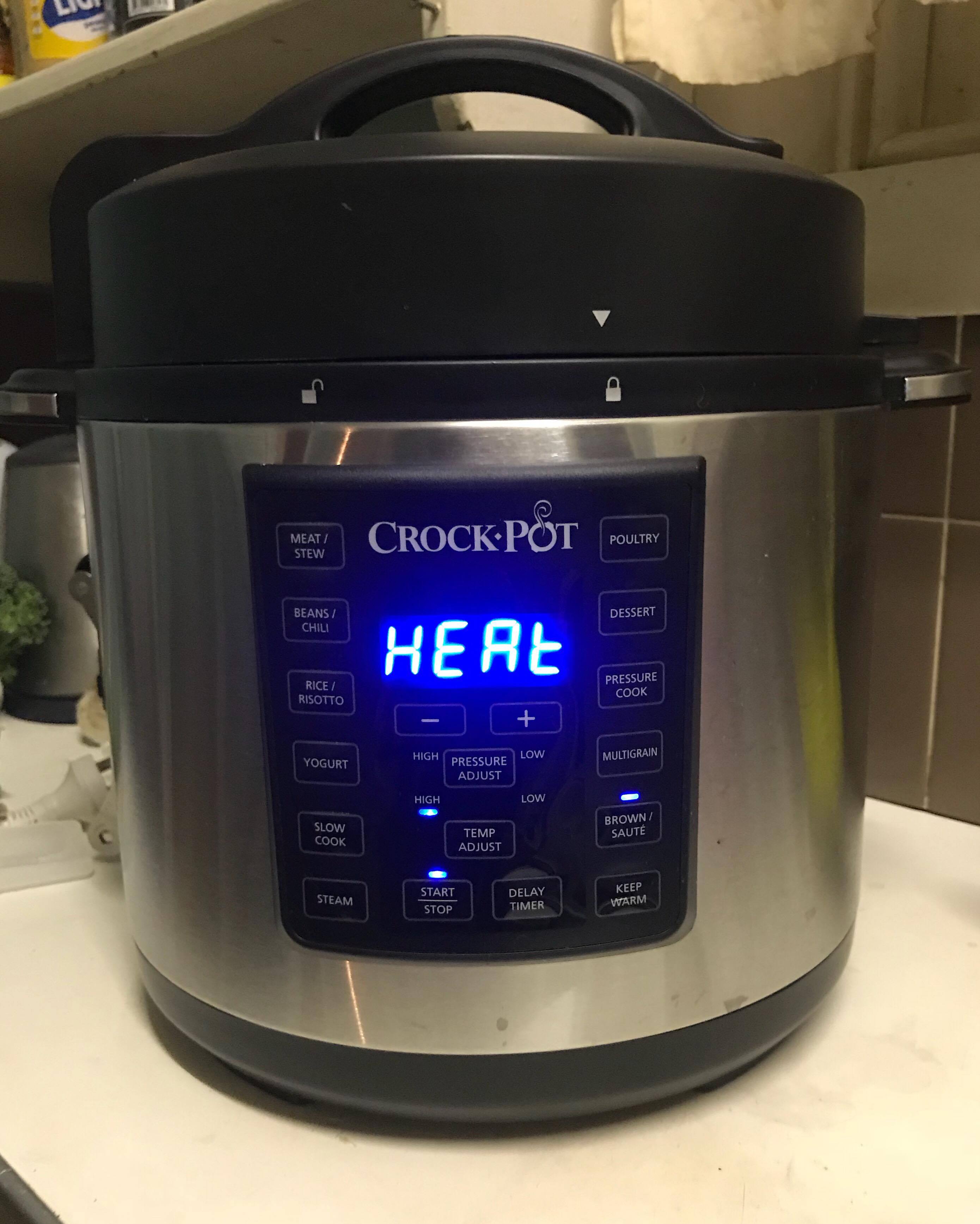 Crock Pot heating up