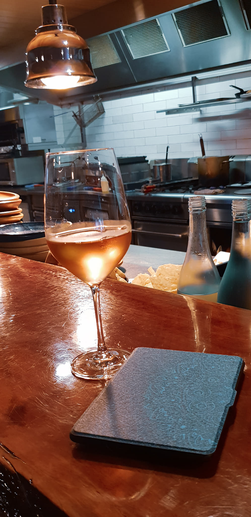 Wine and kindle times at Gogyo Surry Hills