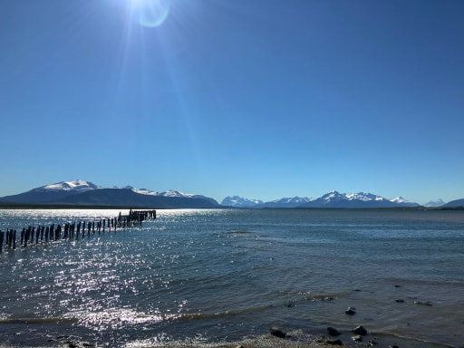 Foreshore at Puerto Natales Chile Traveling Honeybird