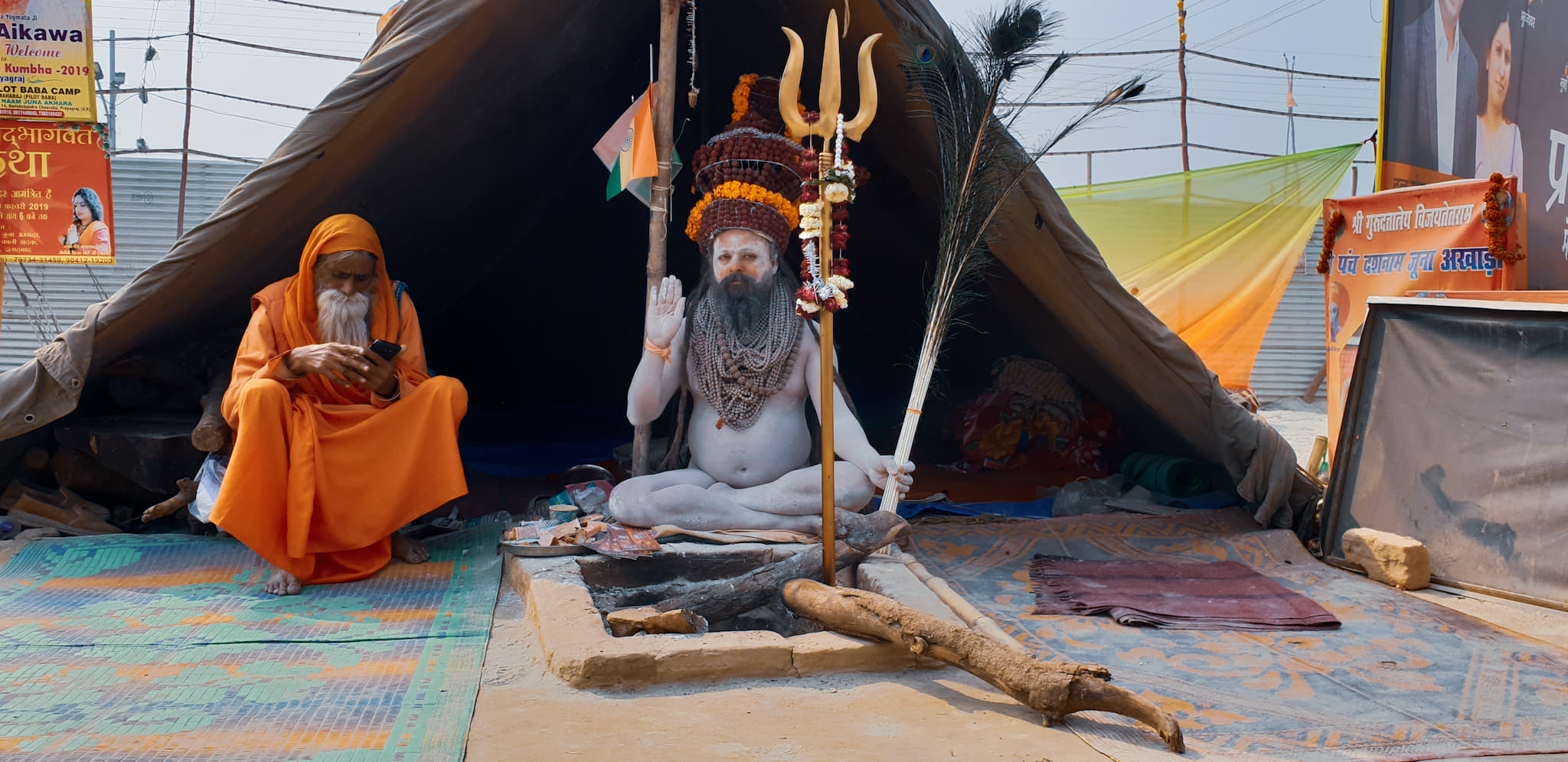 Naga Sadhu Traveling Honeybird