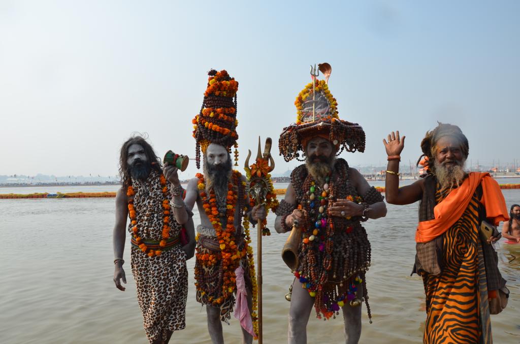 Naga Sadhus at the Kumbh Traveling Honeybird