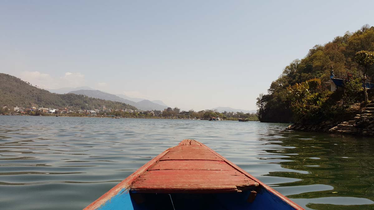 Lake Phewa boating in Nepal