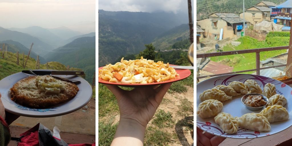 Food on Mohare Danda Trek