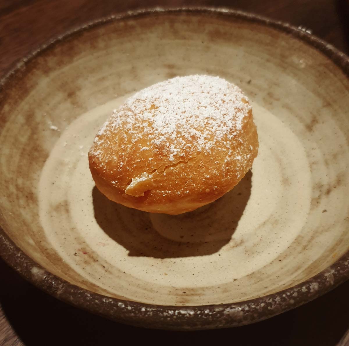 Beignet at Shadow Play wine bar