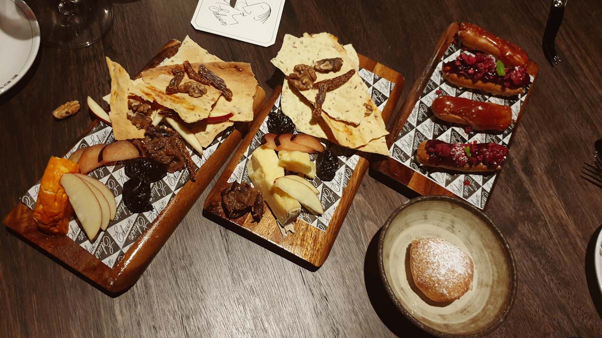 Delicious desserts at Edwins Wine Bar Melbourne