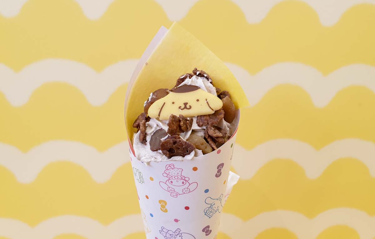 Really cute crepe at Sanrio Puroland