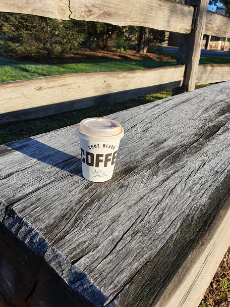 Coffee in woodend Traveling Honeybird